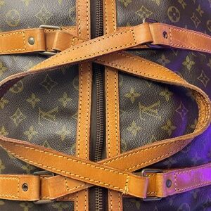 Louis Vuitton Square Monogram Duffel Bag 55cm